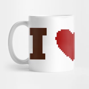 Pixel I Luv Music Mug